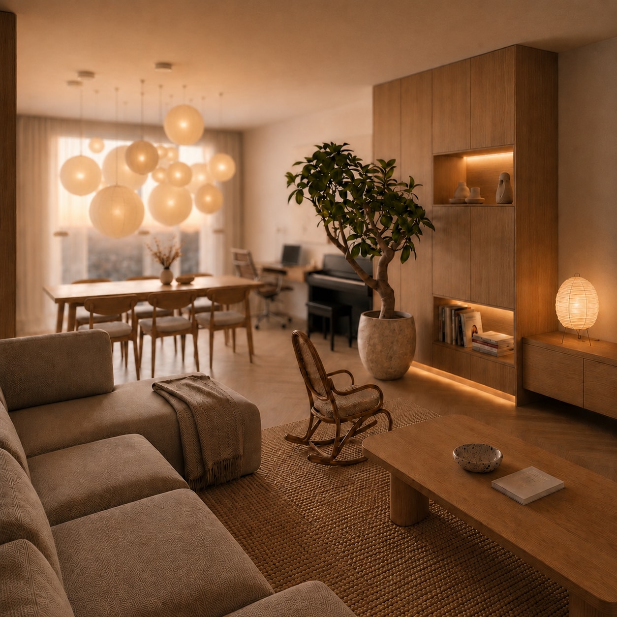 Eet-woonkamer na de Preview